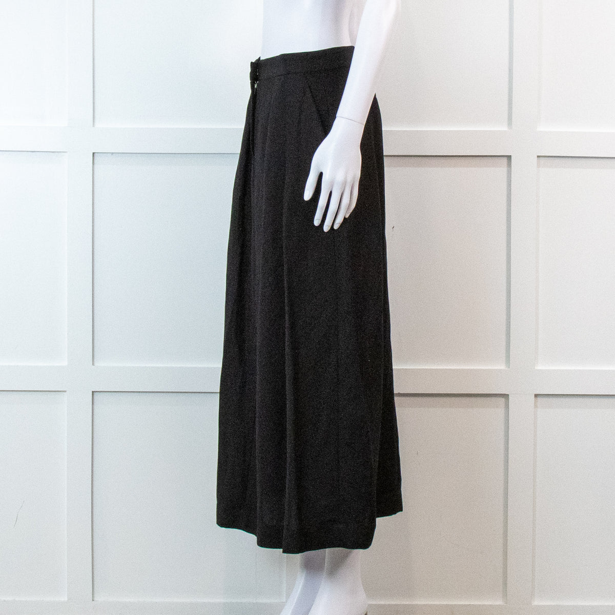 Fabiana Filippi Black Linen Skirt