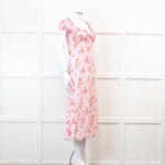 Amy Jane London Pink Small Floral  Print Dress