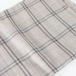 Loro Piana Beige Cashmere Check Scarf
