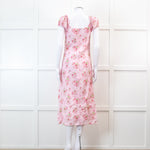 Amy Jane London Pink Small Floral  Print Dress