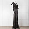 Rat & Boa Black Gold Fleck Sheer Maxi Dress