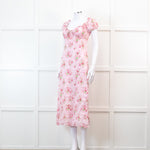 Amy Jane London Pink Small Floral  Print Dress