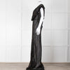 Rat & Boa Black Gold Fleck Sheer Maxi Dress