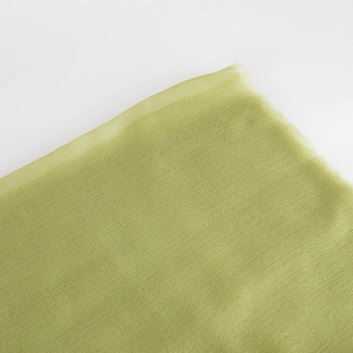 Souffle Green Cashmere Scarf