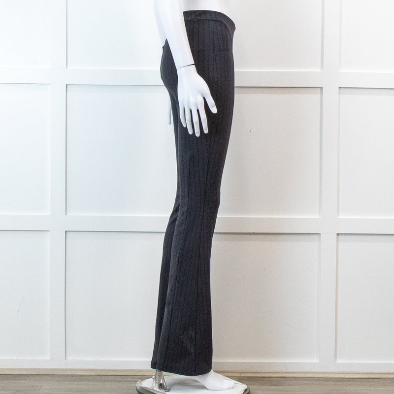 Alo Yoga Black Bootleg Legging Inside Ankle Zip