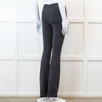 Alo Yoga Black Bootleg Legging Inside Ankle Zip