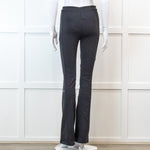 Alo Yoga Black Bootleg Legging Inside Ankle Zip