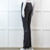 Alo Yoga Black Bootleg Legging Inside Ankle Zip