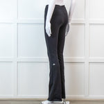 Alo Yoga Black Bootleg Legging Inside Ankle Zip