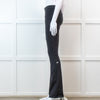 Alo Yoga Black Bootleg Legging Inside Ankle Zip