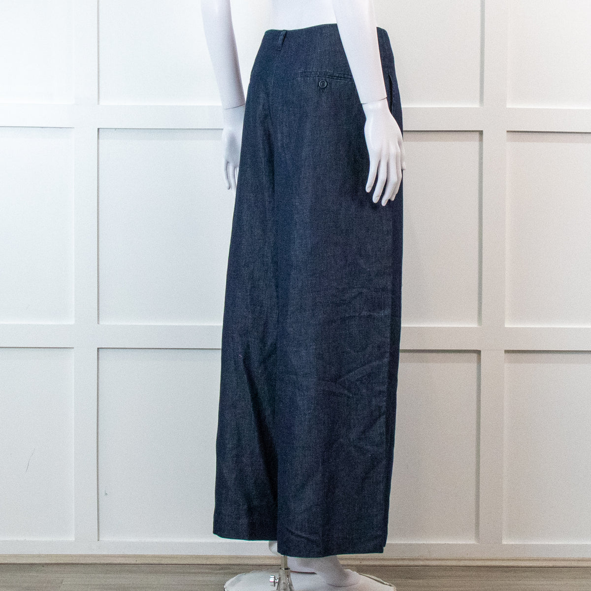 Weekend Max Mara  Chambray Wide Leg Trousers