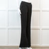 Frame Flared Black Stretch Trousers
