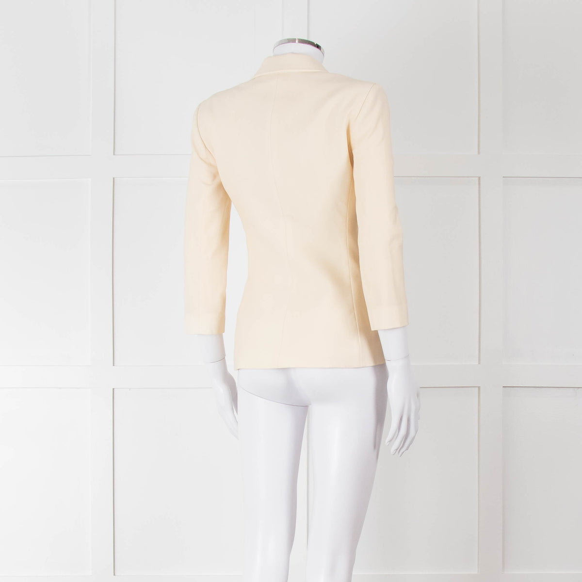 The Row Cream Tailored Blazer Jacket