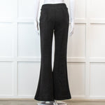 Frame Flared Black Stretch Trousers