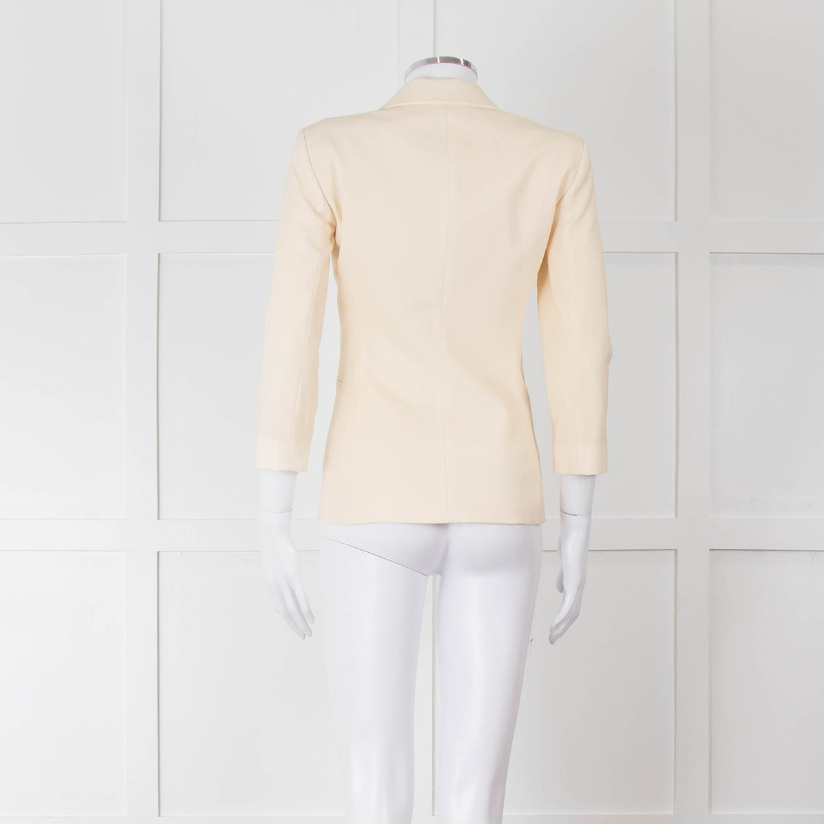 The Row Cream Tailored Blazer Jacket
