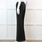 Frame Flared Black Stretch Trousers