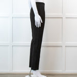Toteme Black Wool Blend Cigarette Trousers