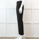 Toteme Black Wool Blend Cigarette Trousers