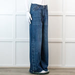 Me + Em Wide Leg Jeans With Side Opening