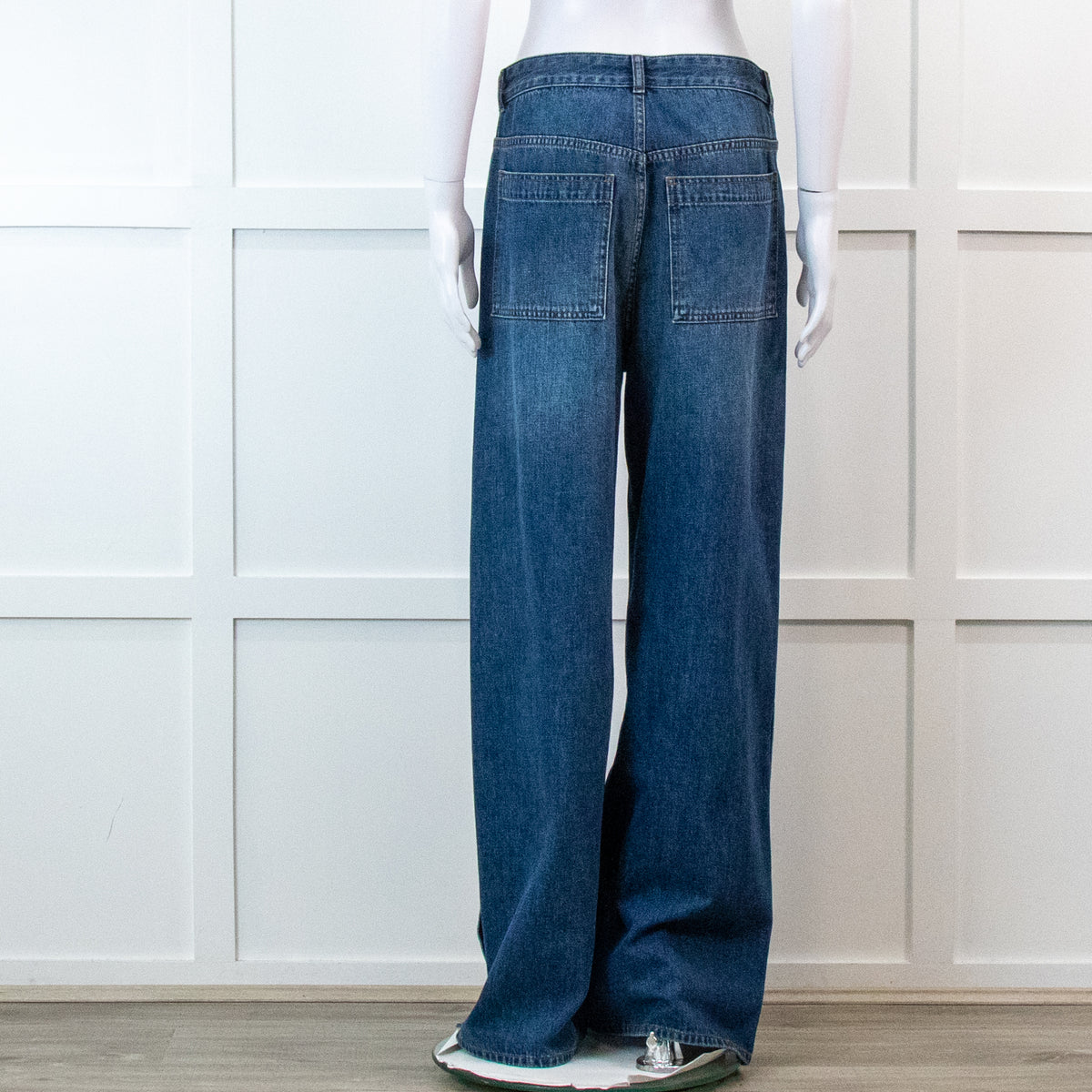 Me + Em Wide Leg Jeans With Side Opening
