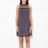 Prada Black Studded Net Sleeveless Dress With Slip