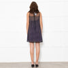 Prada Black Studded Net Sleeveless Dress With Slip
