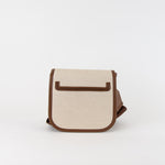 Tom Ford Tara Mini Canvas W/leather Trim Satchel Bag