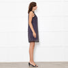 Prada Black Studded Net Sleeveless Dress With Slip