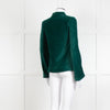 Me + Em Jade Green Velvet Long Sleeve Top