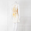 Zimmermann Amelie Cream Linen Floral Dress