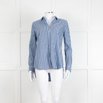 Custommade Blue Check Cotton Shirt