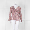 Iro Dusty Pink Floral Long Sleeve Top