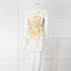 Zimmermann Amelie Cream Linen Floral Dress