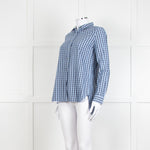 Custommade Blue Check Cotton Shirt