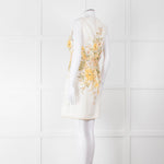 Zimmermann Amelie Cream Linen Floral Dress