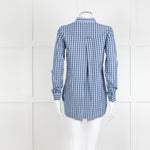 Custommade Blue Check Cotton Shirt