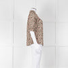 Ba&sh Cream Red Green Floral Print Blouse