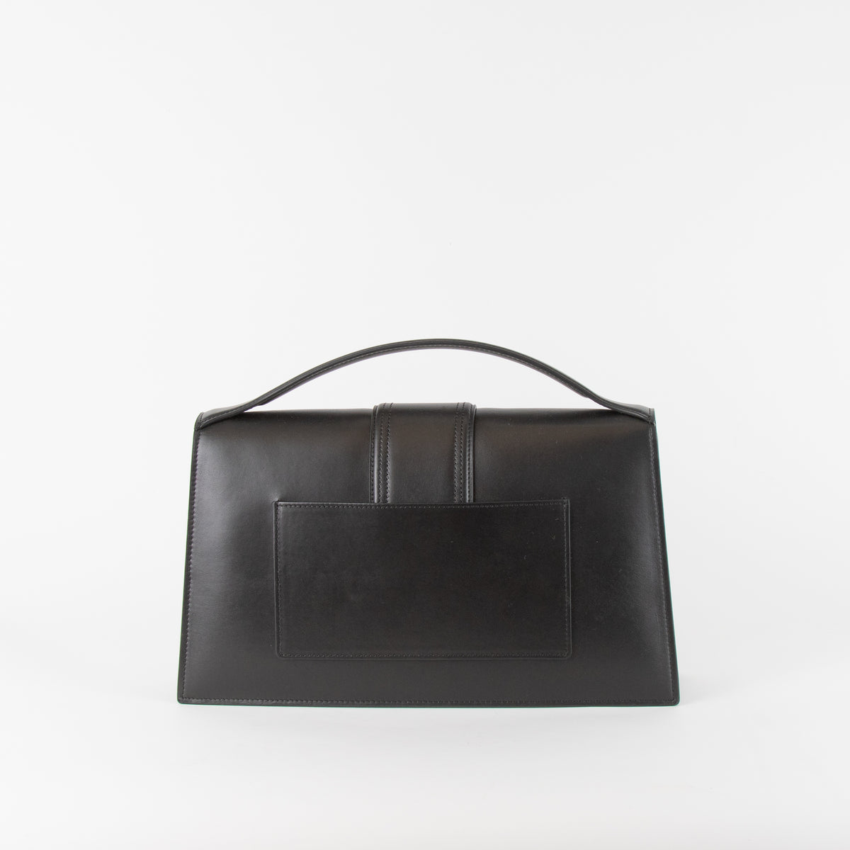 Jacquemus Le Bambinou Leather Top Handle W/ Removable Shoulder Strap Black