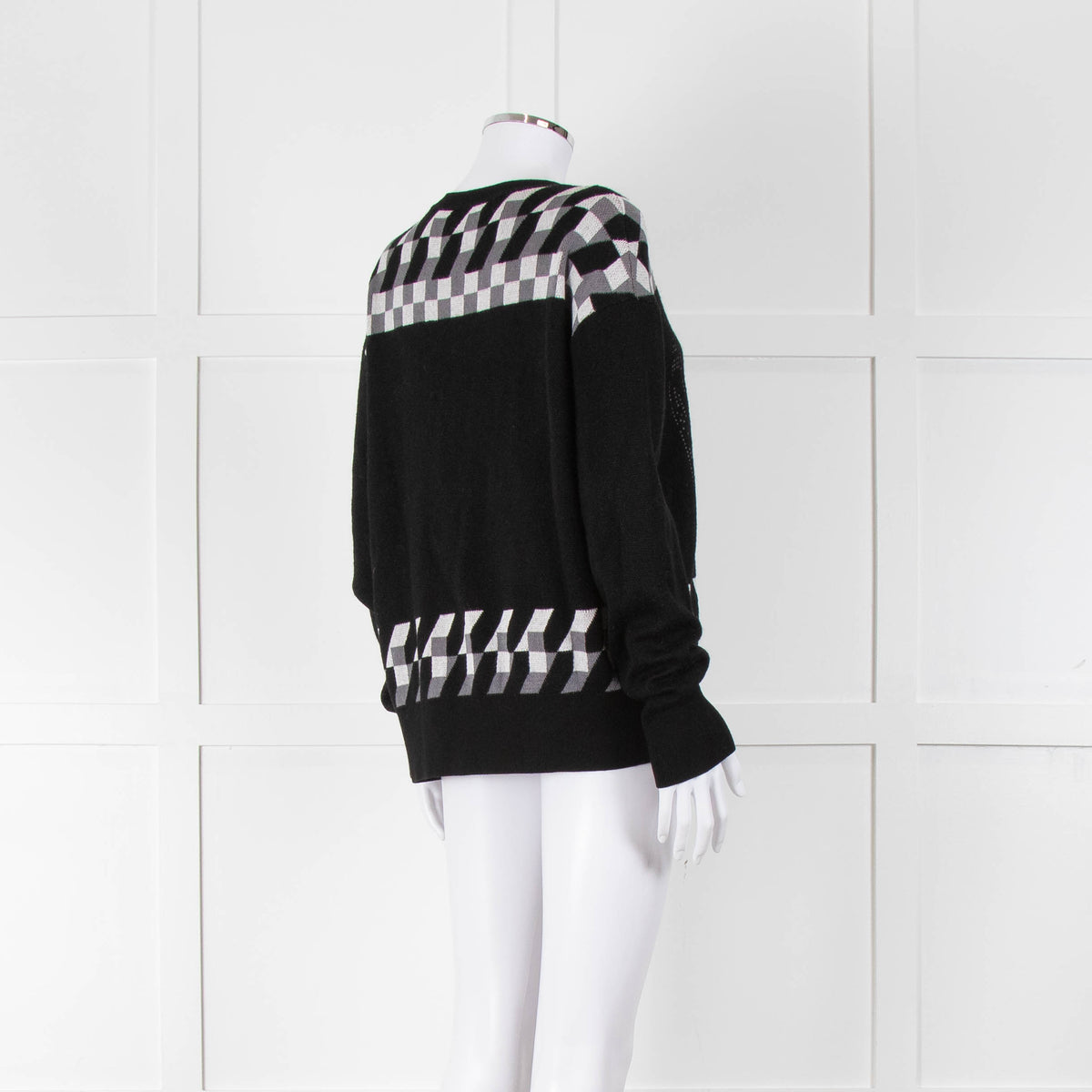 Coach Black Jacquard Sweater