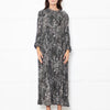 Dea Kudibal Khaki Green Black Ruffle Trim Sleeved Dress
