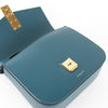 Demellier Vancouver Smooth Leather Crossbody Teal