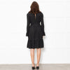 Gucci Black White Polka Dot Long Sleeve Dress