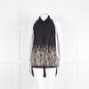 Rochas Black Sleeveless Embroidered Shirt
