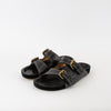 Isabel Marant Lennyo Leather Studded Slide Sandals