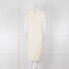 Louise Kennedy Cream Shoulder Cape Shift Dress