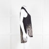 Rochas Black Sleeveless Embroidered Shirt