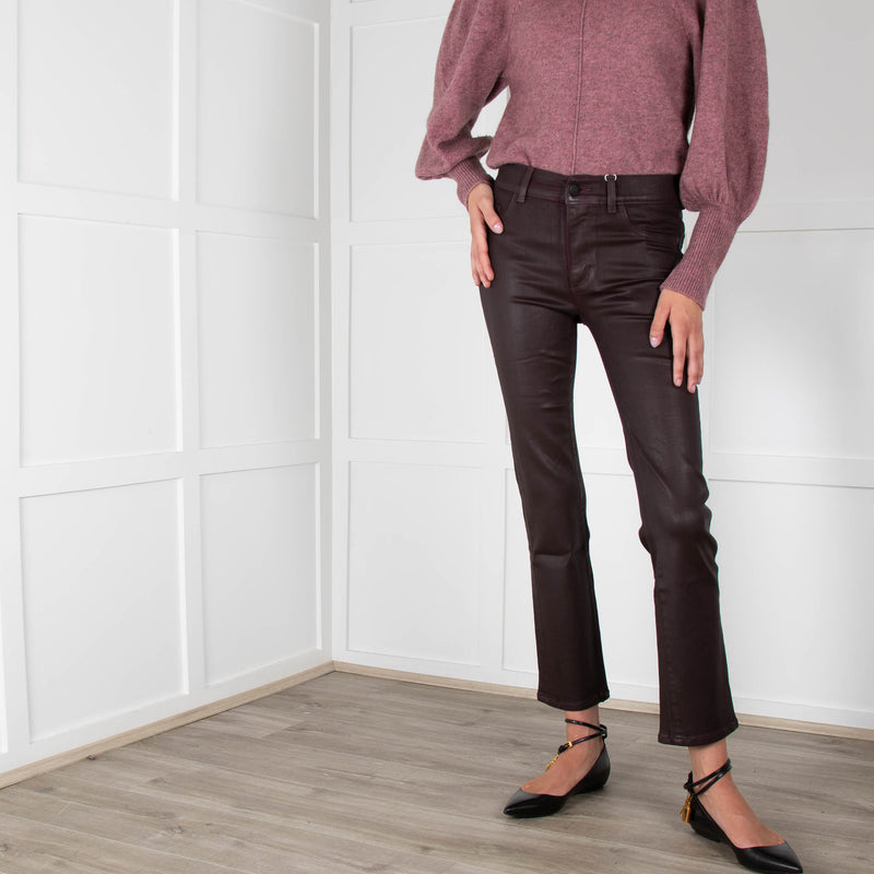 DL1961 Mara Straight in Aubergine