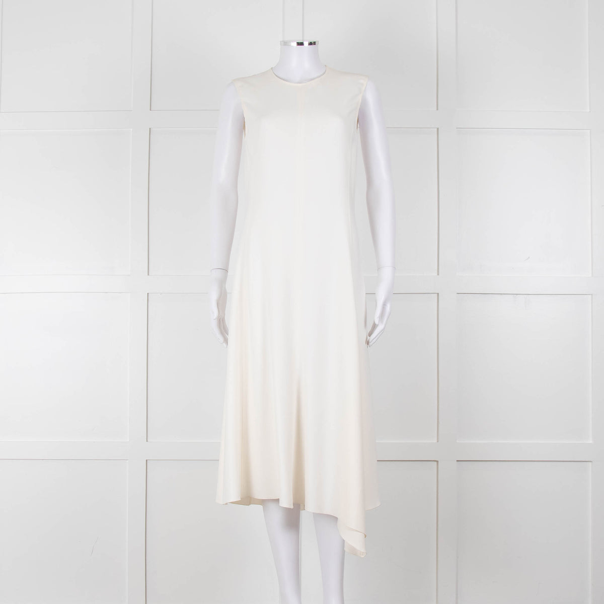 Joseph Cream Sleeveless Midi Dress