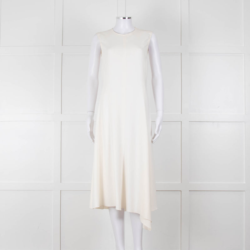 Joseph Cream Sleeveless Midi Dress