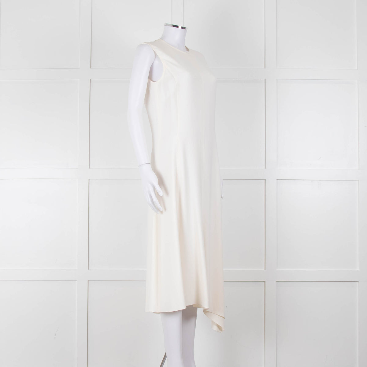 Joseph Cream Sleeveless Midi Dress